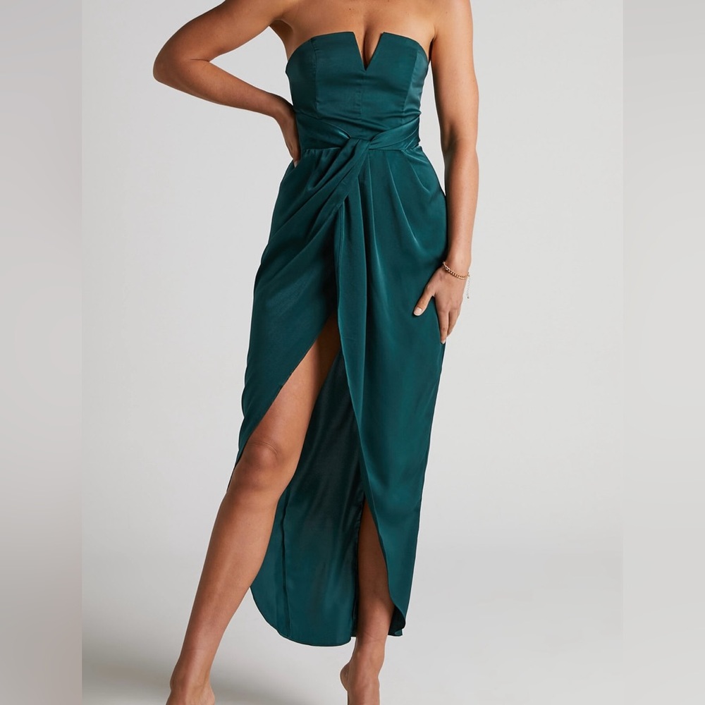 Emerald Midi Dress